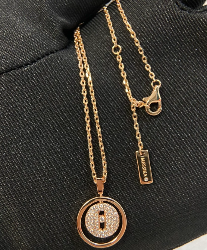 LUCKY MOVER PM PAVED NECKLACE