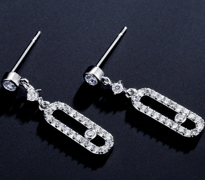 DORMEUSES MOVE UNO DIAMOND EARRINGS