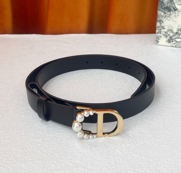 Dior Pearl Buckle Belt 185009