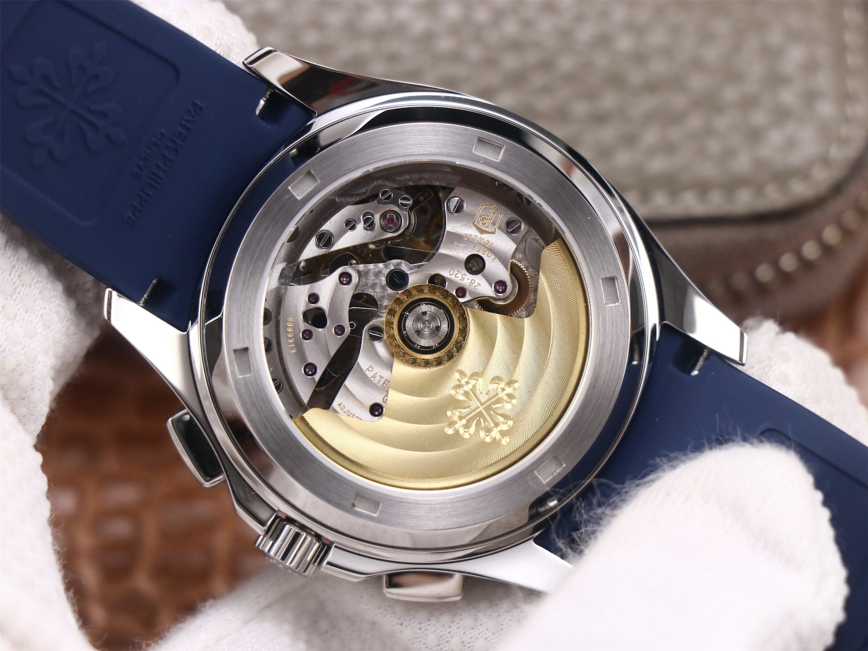 PATEK AQUANAUT CHRONOGRAPH STAINLESS STEEL BLUE