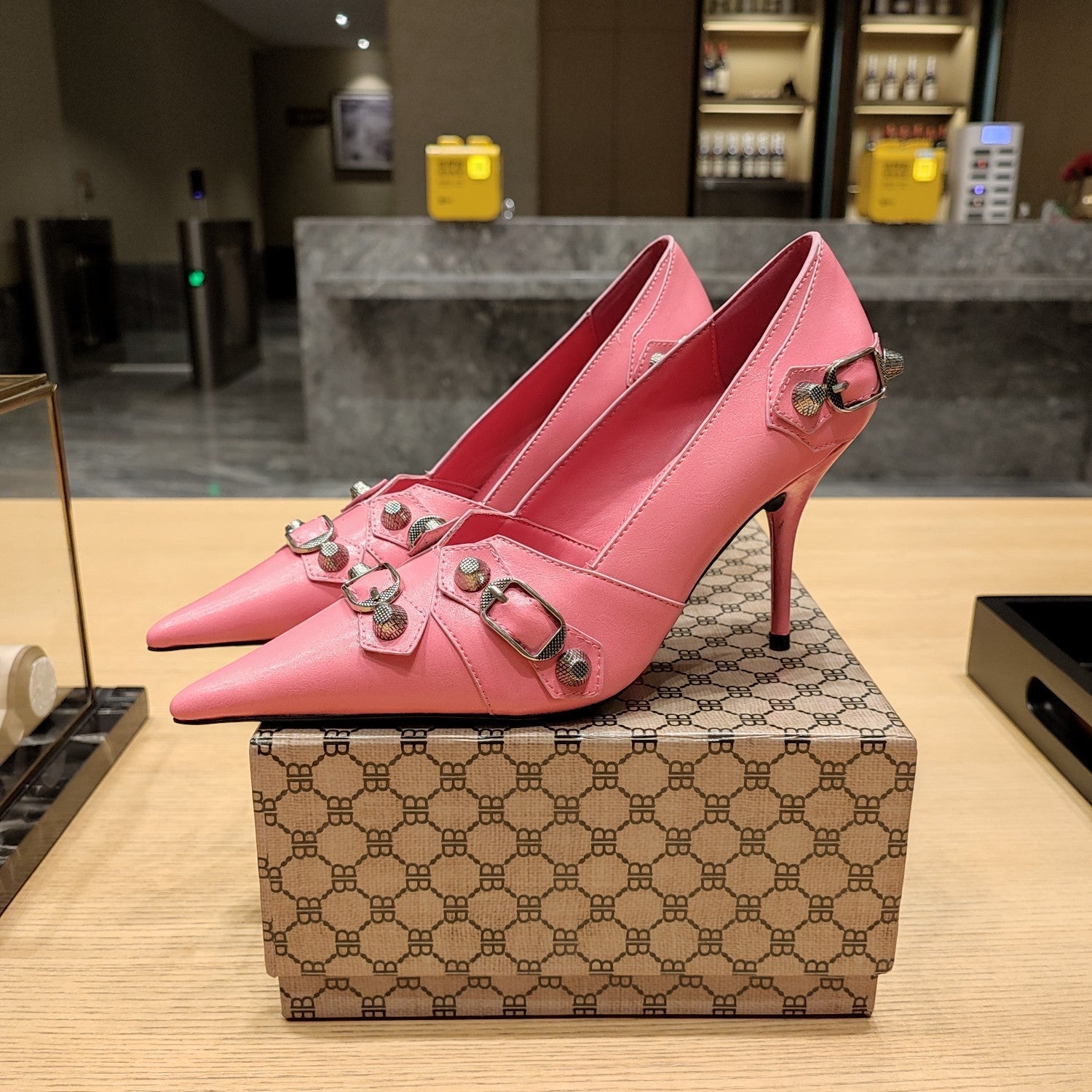 Balenciaga 26s High Heel Pump 90 Genuine Leather