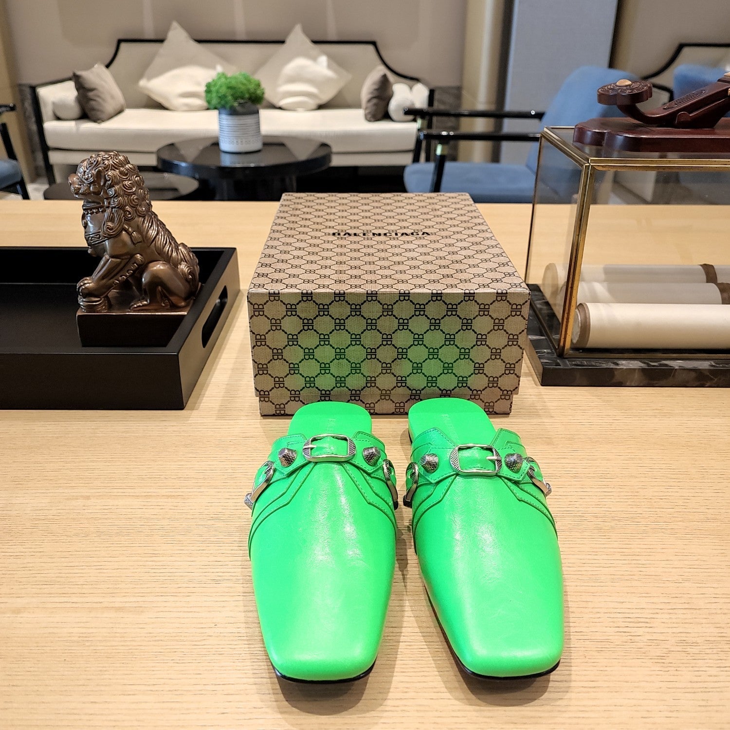 Balenciaga 26s Mules 25 Sheepskin