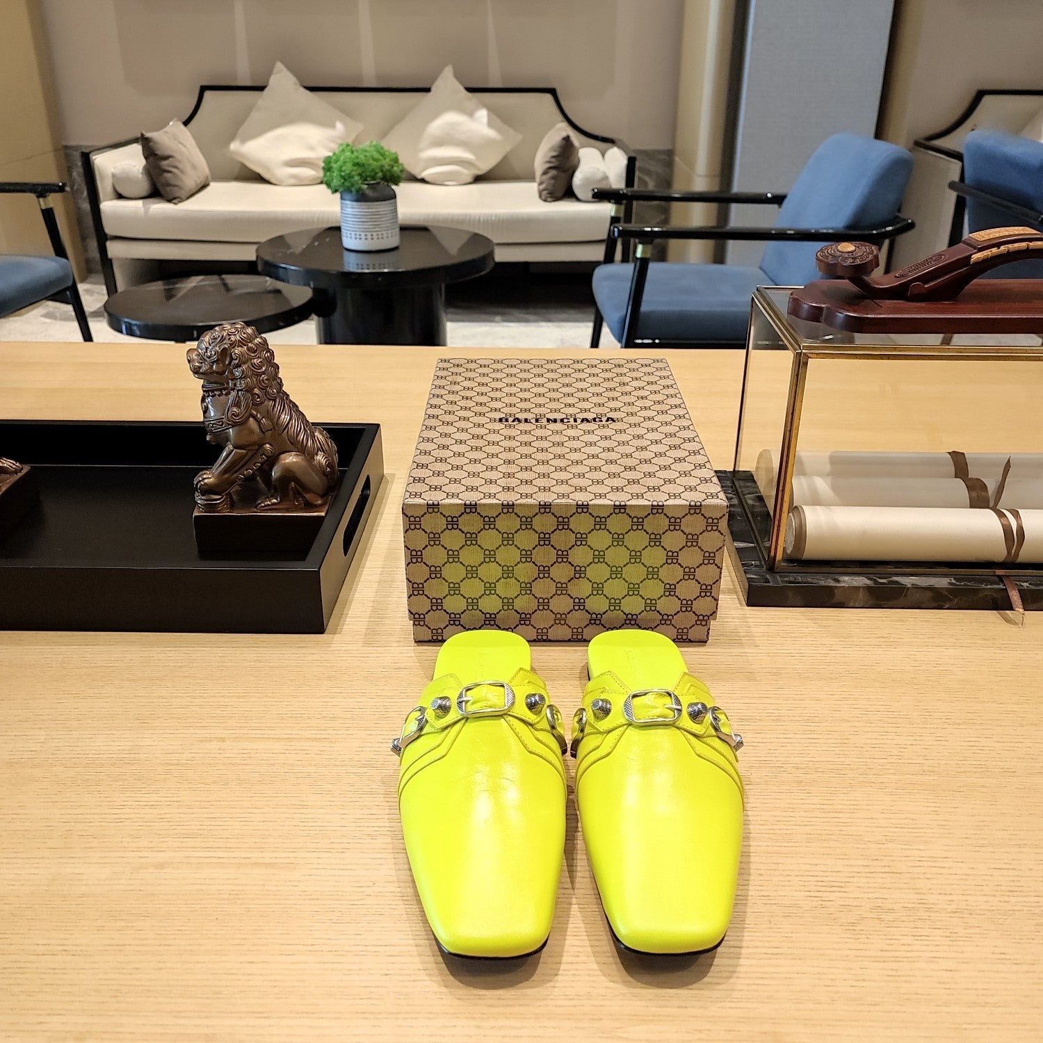 Balenciaga 26s Mules 25 Sheepskin