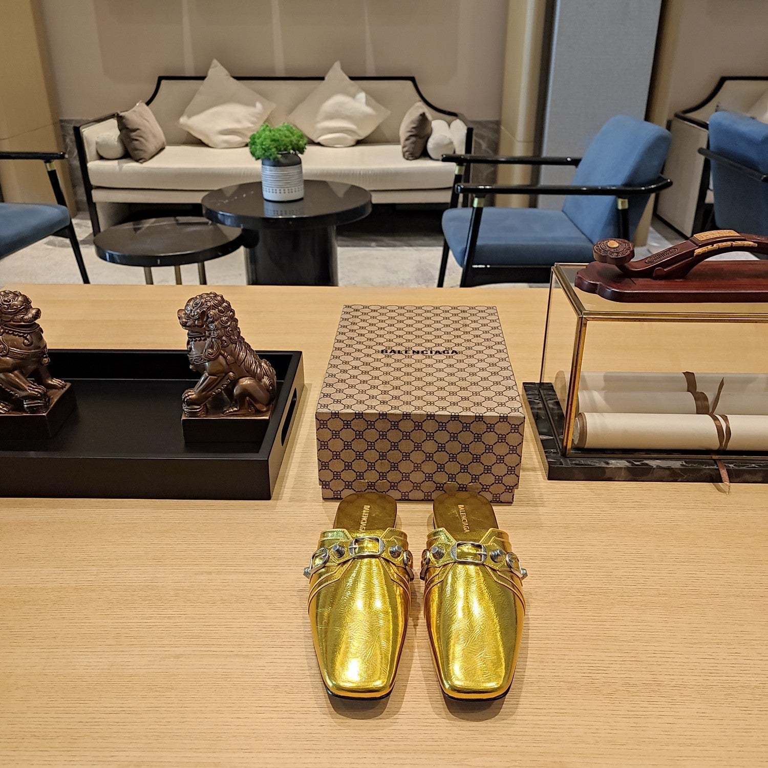 Balenciaga 26s Mules 25 Sheepskin