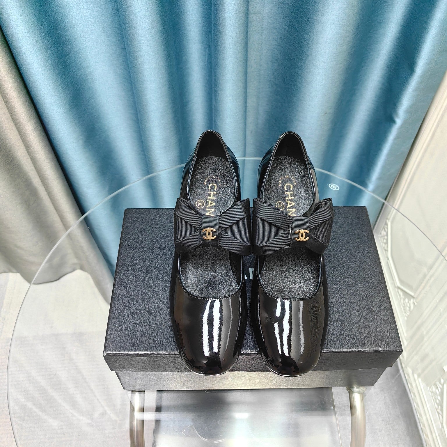 Chanel 2026 Bow Mary Jane Shoe Calfskin Patent Leather 711731