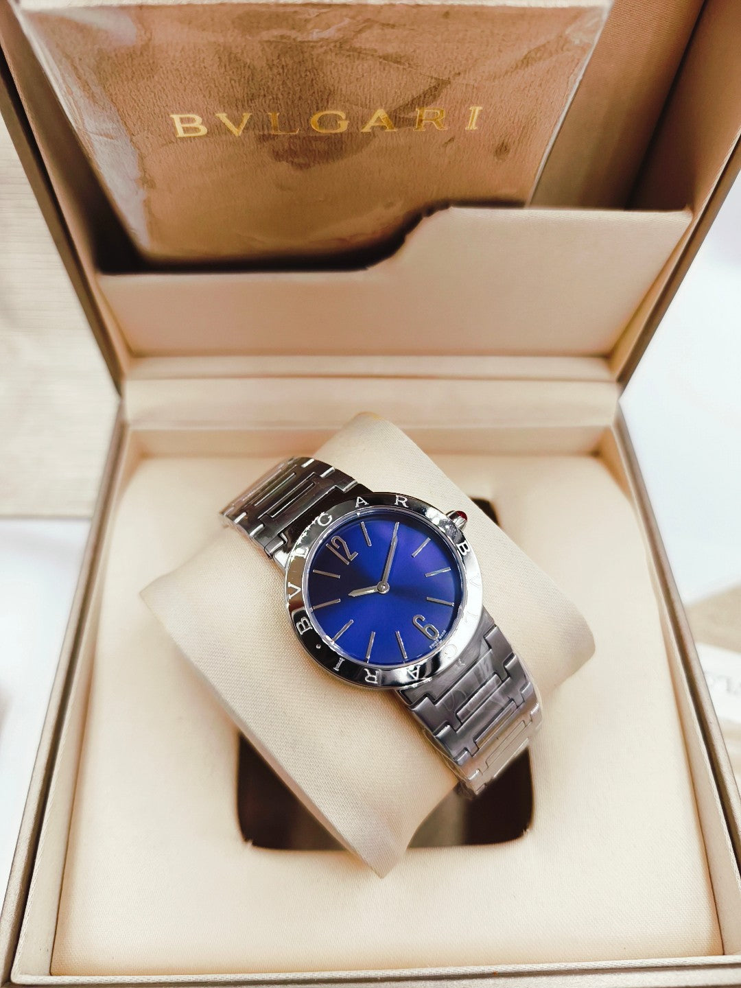 Bulgari 33mm Stainless Steel Case