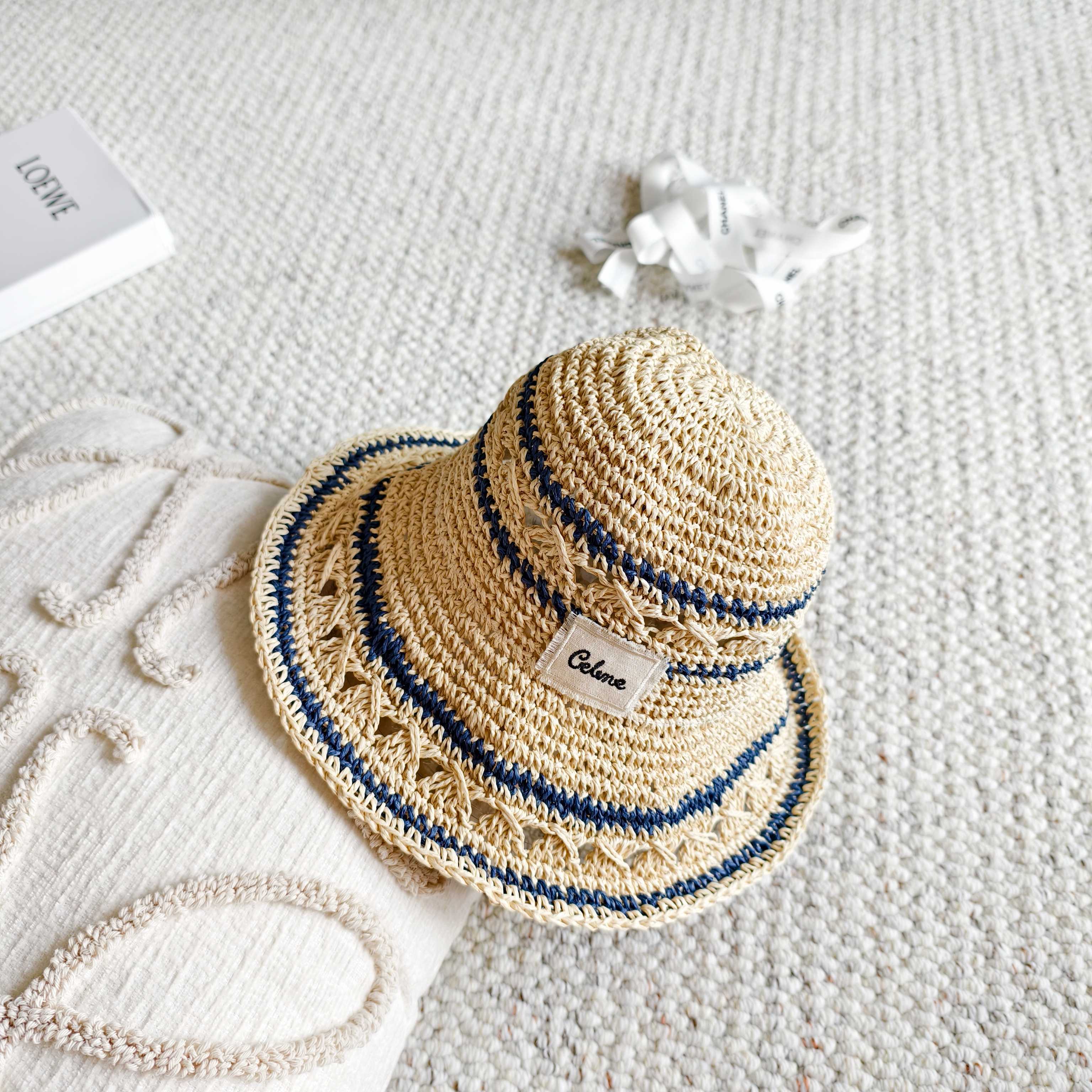 Celine Straw Bucket Hat 240671