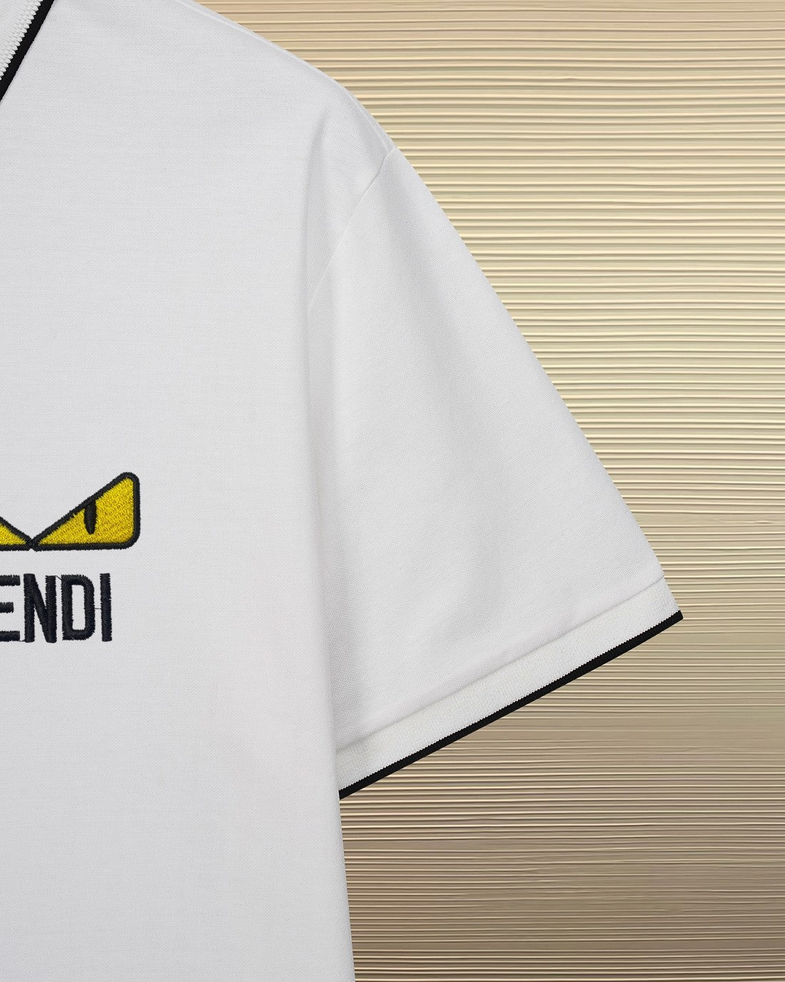 Fendi 2026 Men's Short-Sleeve Polo Shirt Cotton Polyester Fiber 740511
