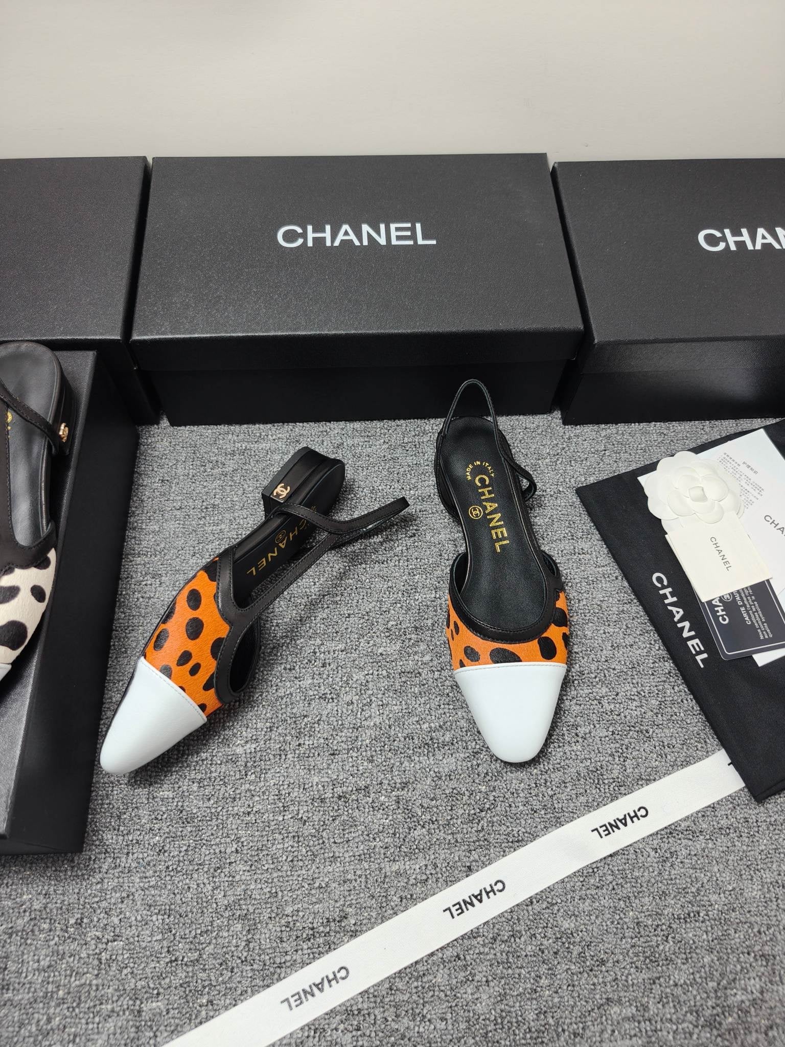 Chanel 2026 Slingback Horsehair Sheepskin 856006