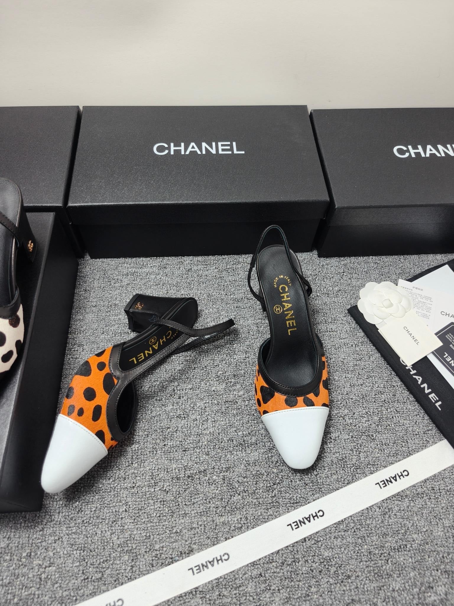 Chanel 2026 Slingback Horsehair Sheepskin 856006