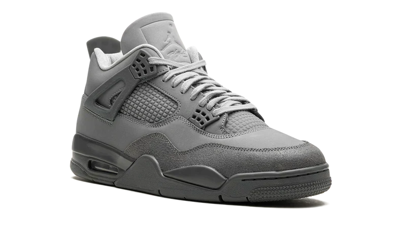 Nike Air Jordan 4 Dark Gray Suede Leather