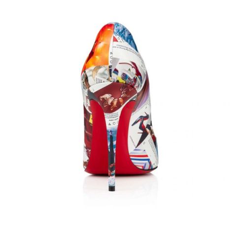 CL Pumps Hot Chick 100 mm Multi/lin Multi Calfskin