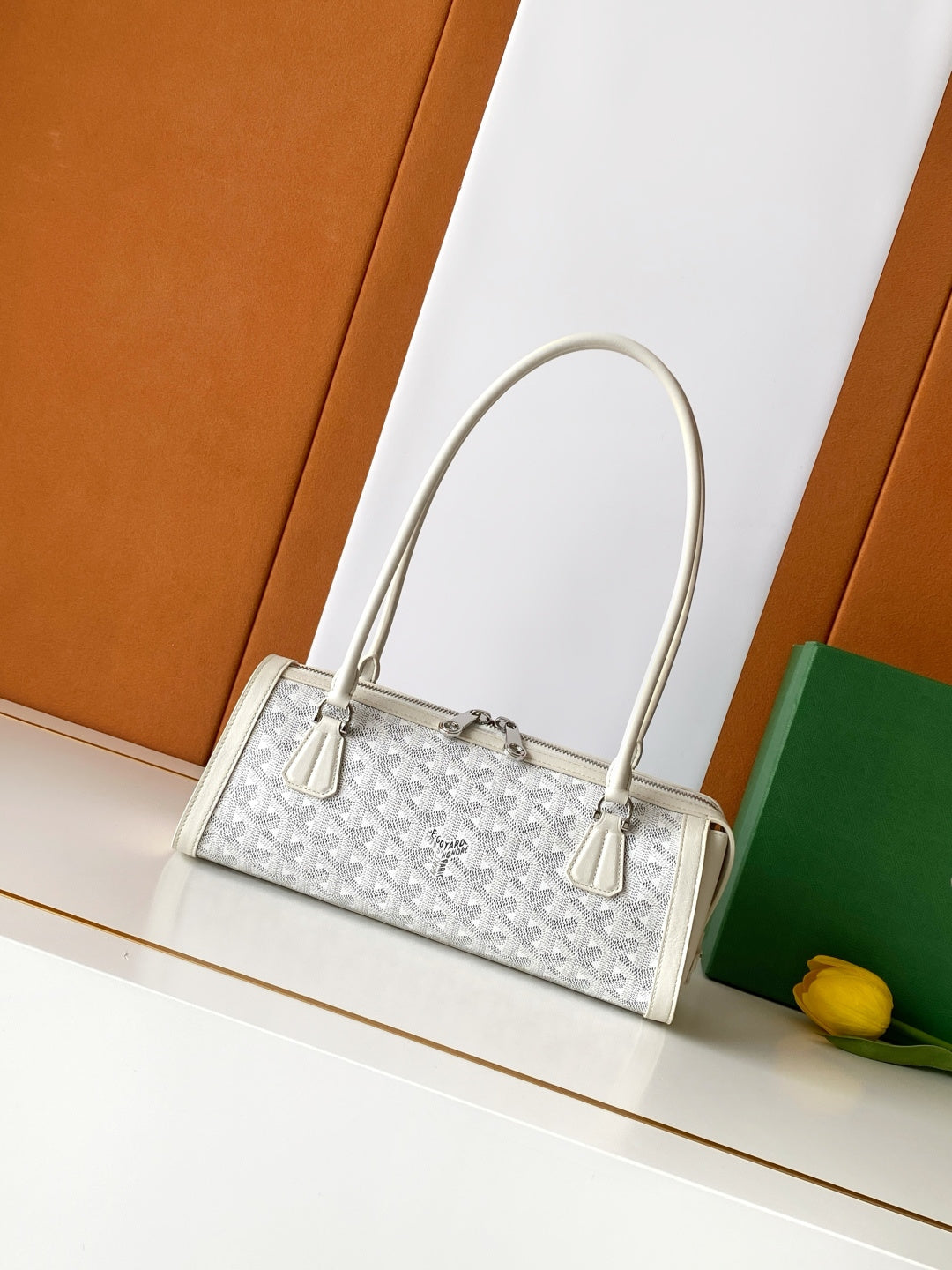 Goyard 2026 Bonbonniere Bag 30cm Canvas Cowhide