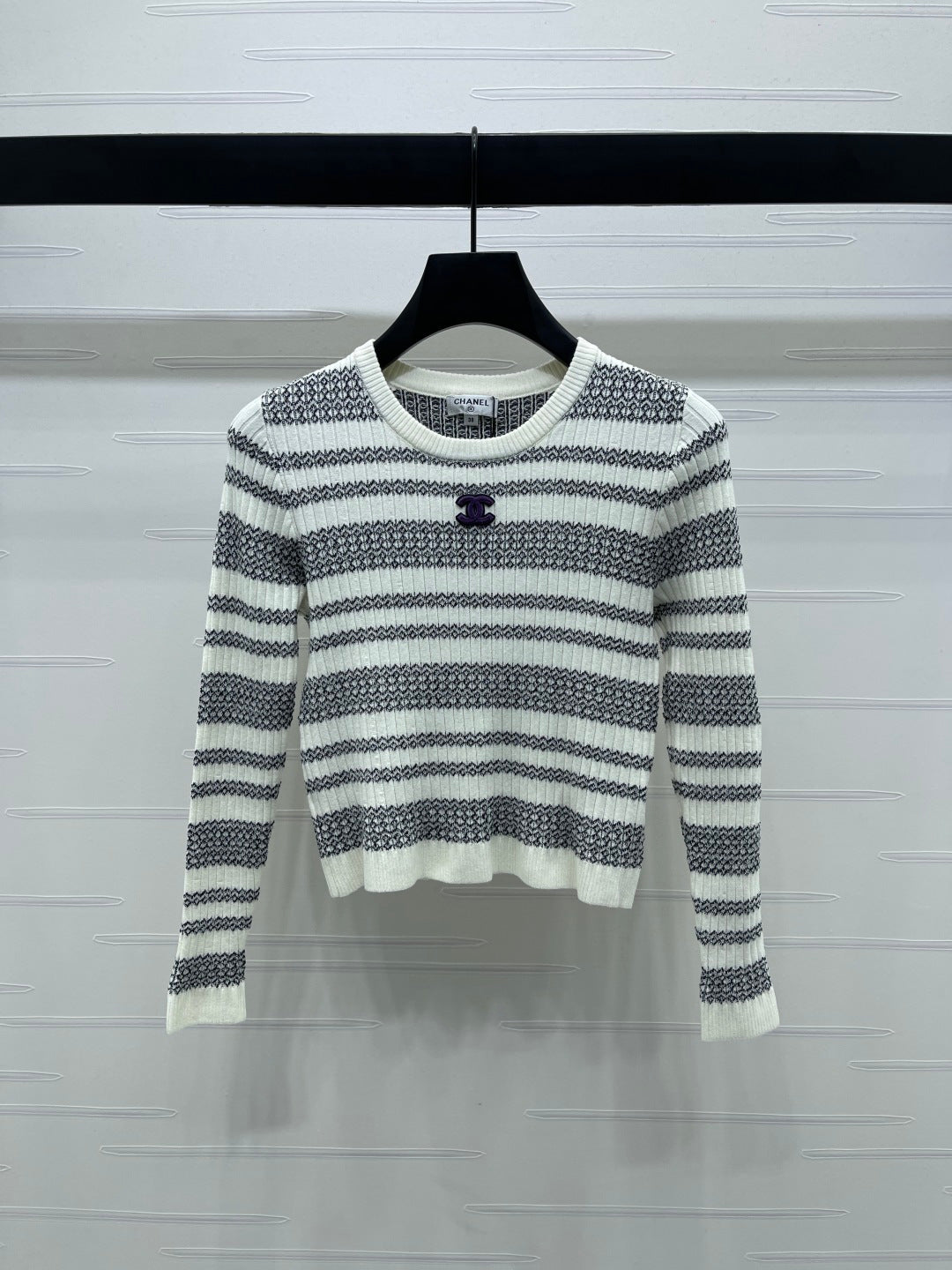 CC 25 Striped Sweater Polyester Fabric 296116