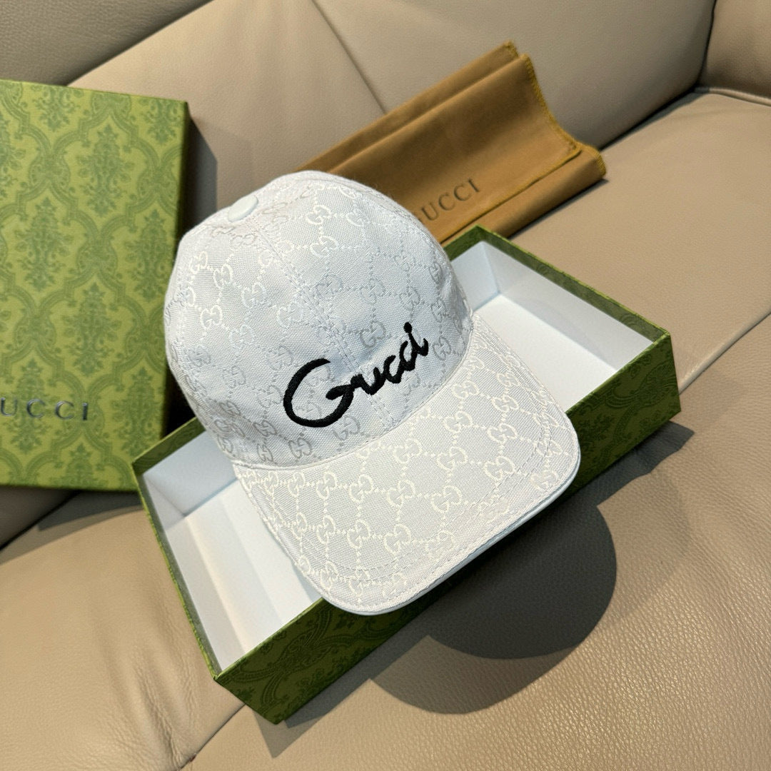 Gucci Logo Denim Monogram Hat 211638