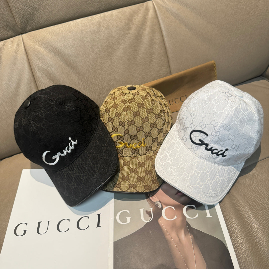 Gucci Logo Denim Monogram Hat 211638