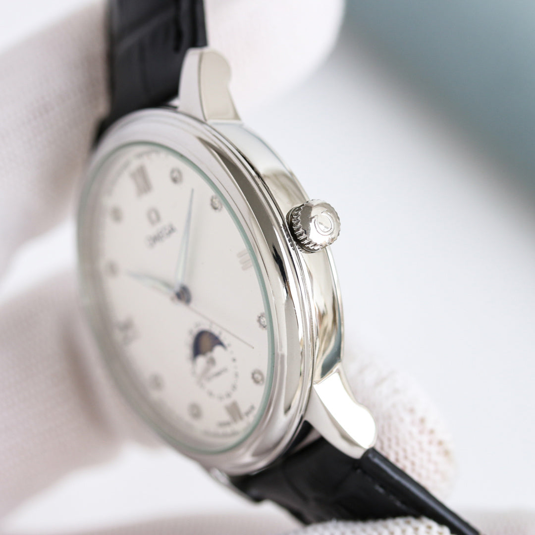 Omega De Ville Prestige 40mm Watch Leather Strap
