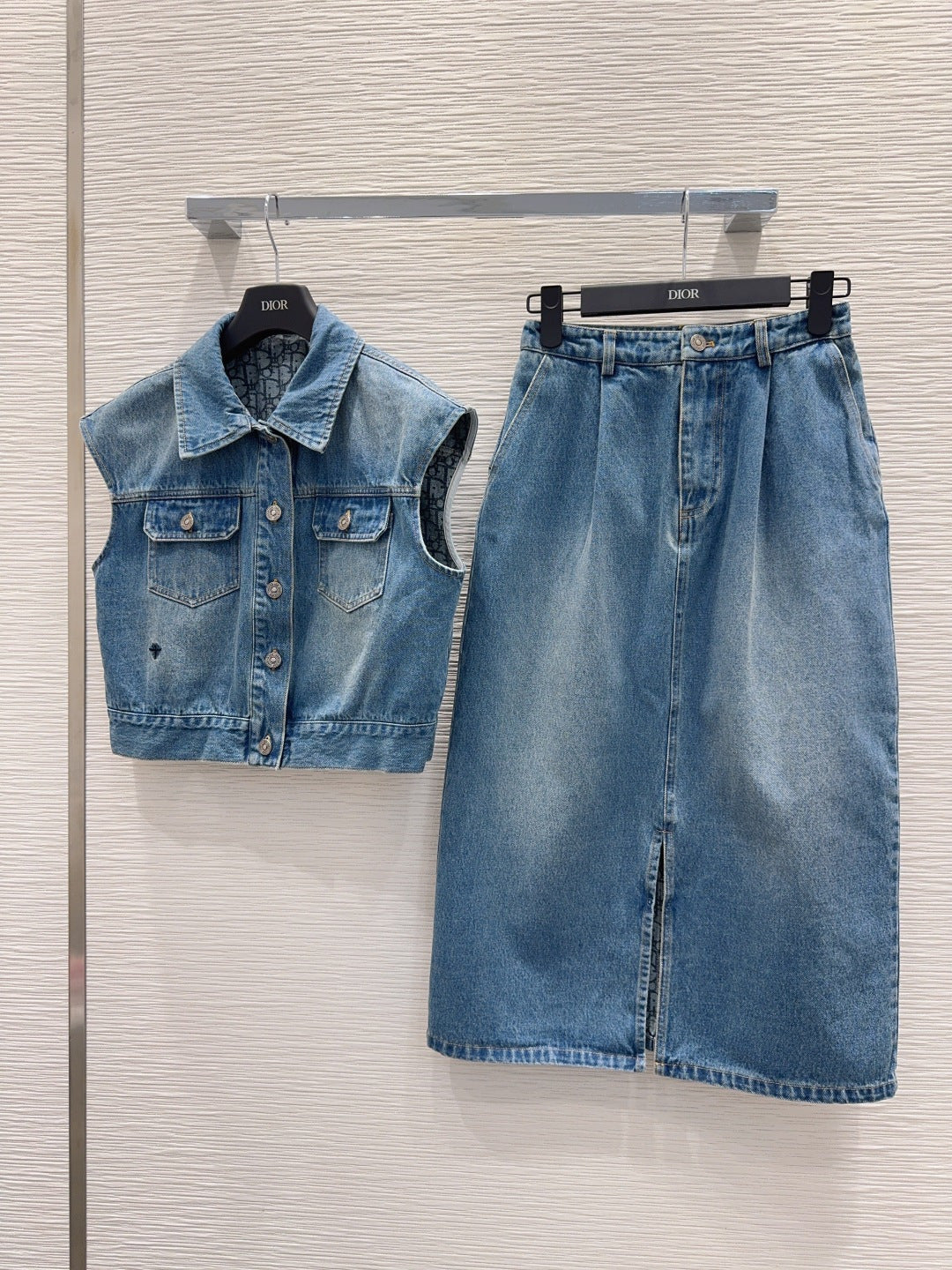 Dior 2026 Set Gray and Blue Cotton