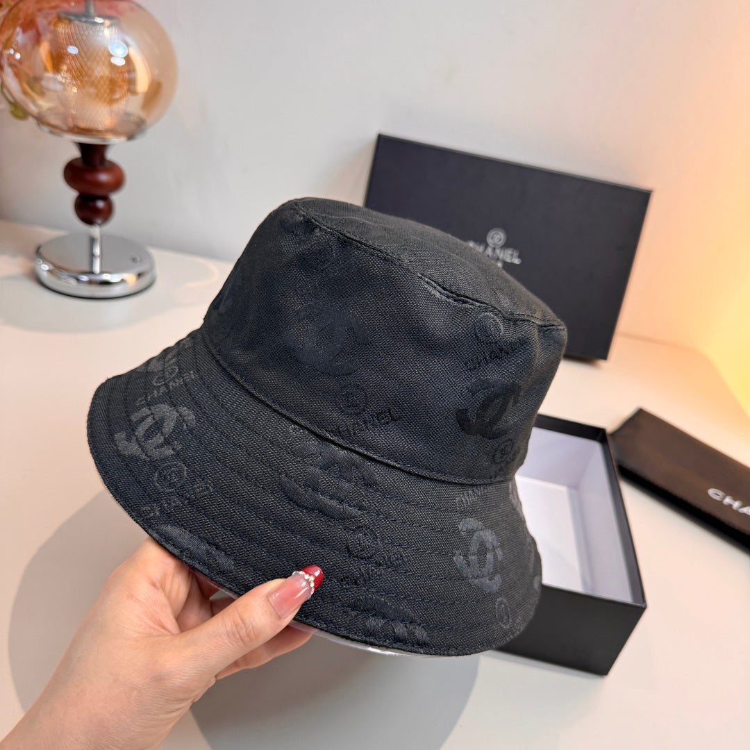 Chanel Logo Bucket Hat 343490