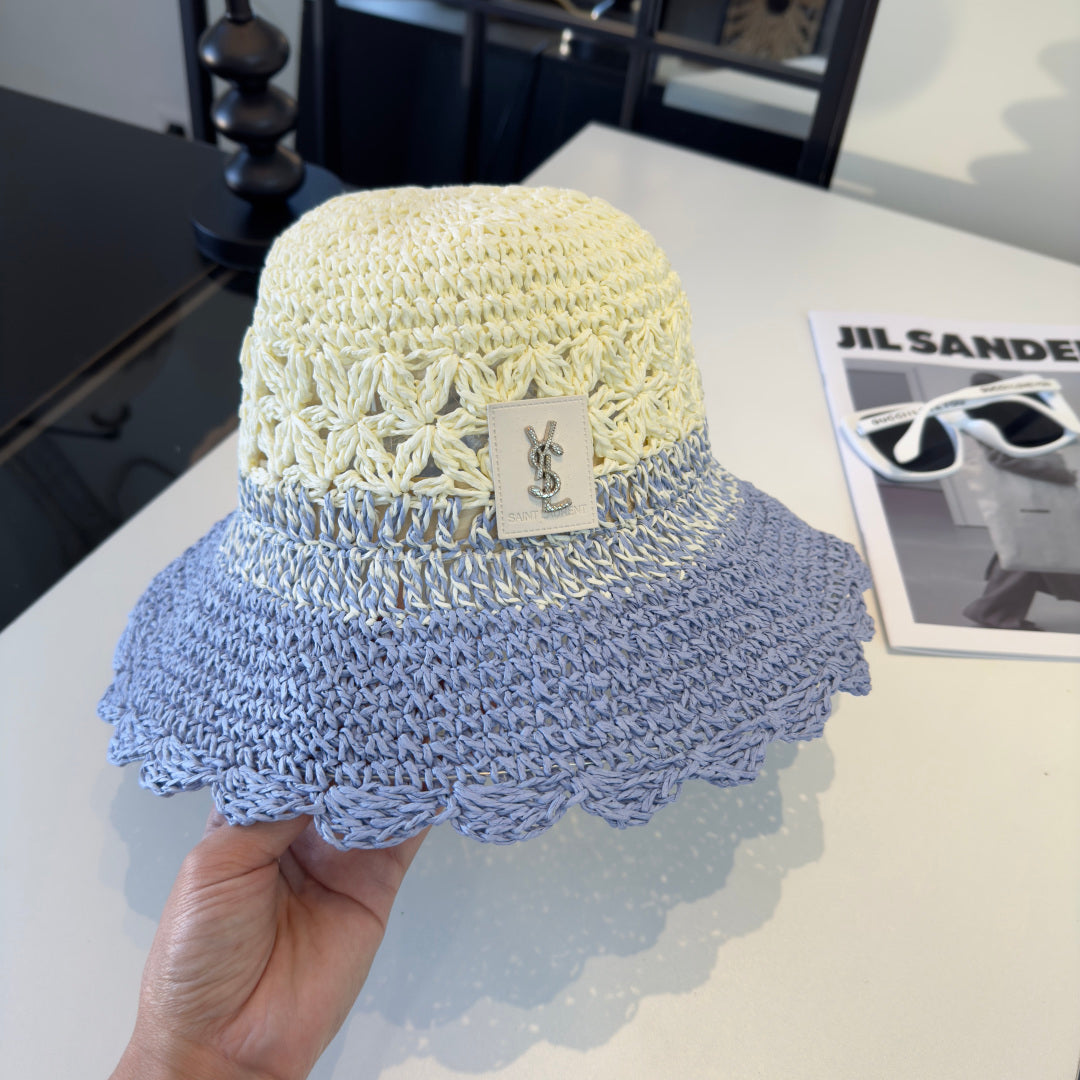 YSL Straw Bucket Hat 240565