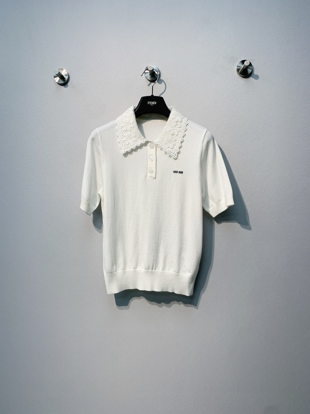 MiuMiu 2026 Polo Shirt Wool 371434
