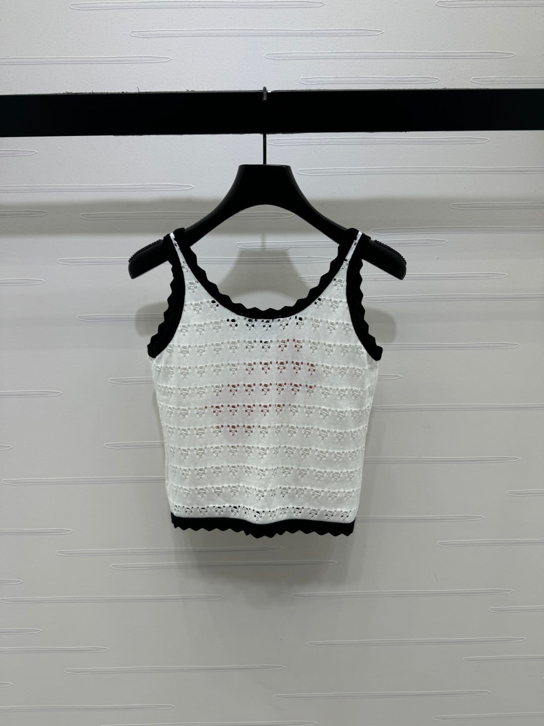 Miumiu 2026 Hollow-out Knit Camisole Wool 375025