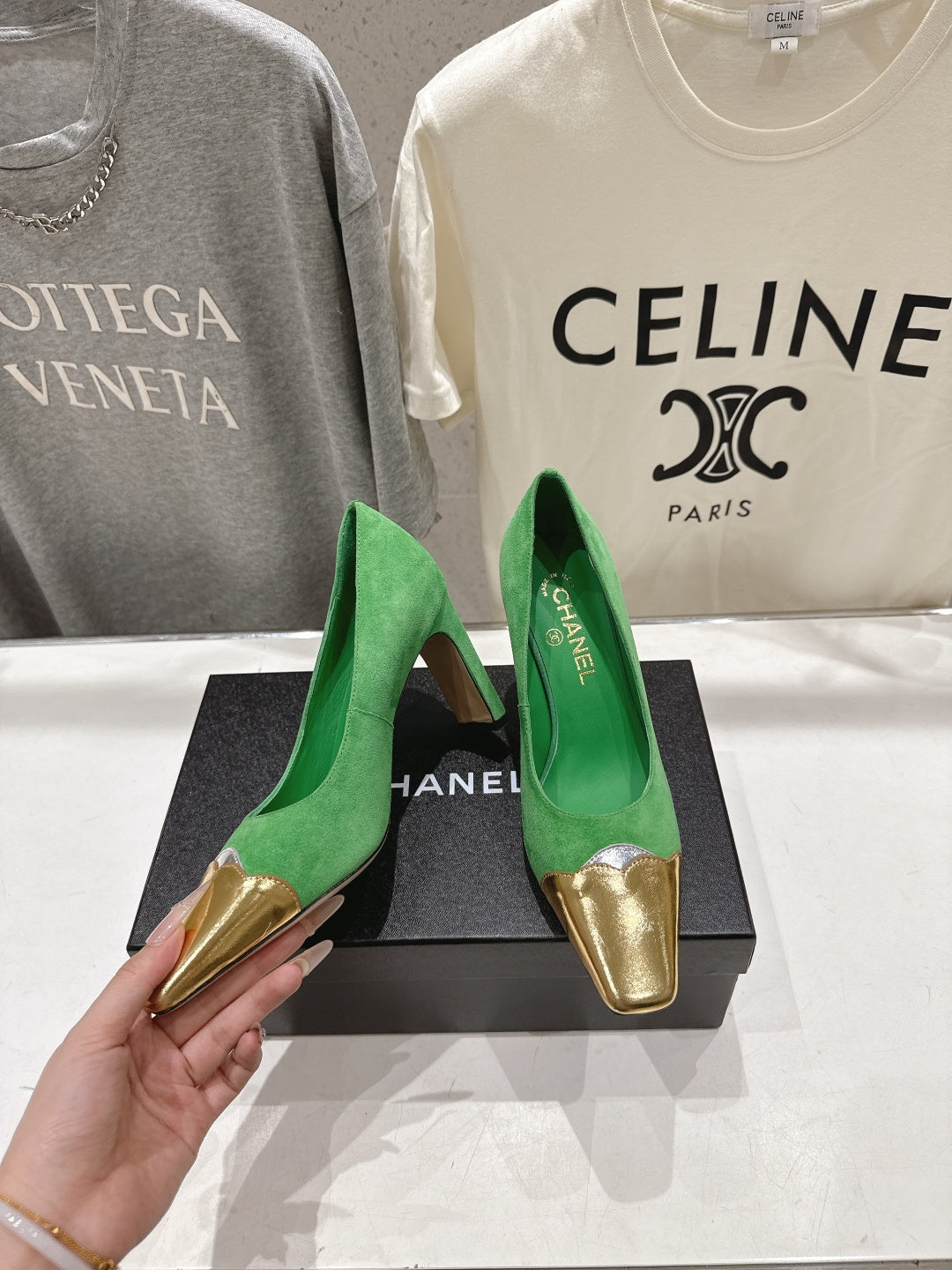 Chanel 2026 Pump 90mm Suede 852617