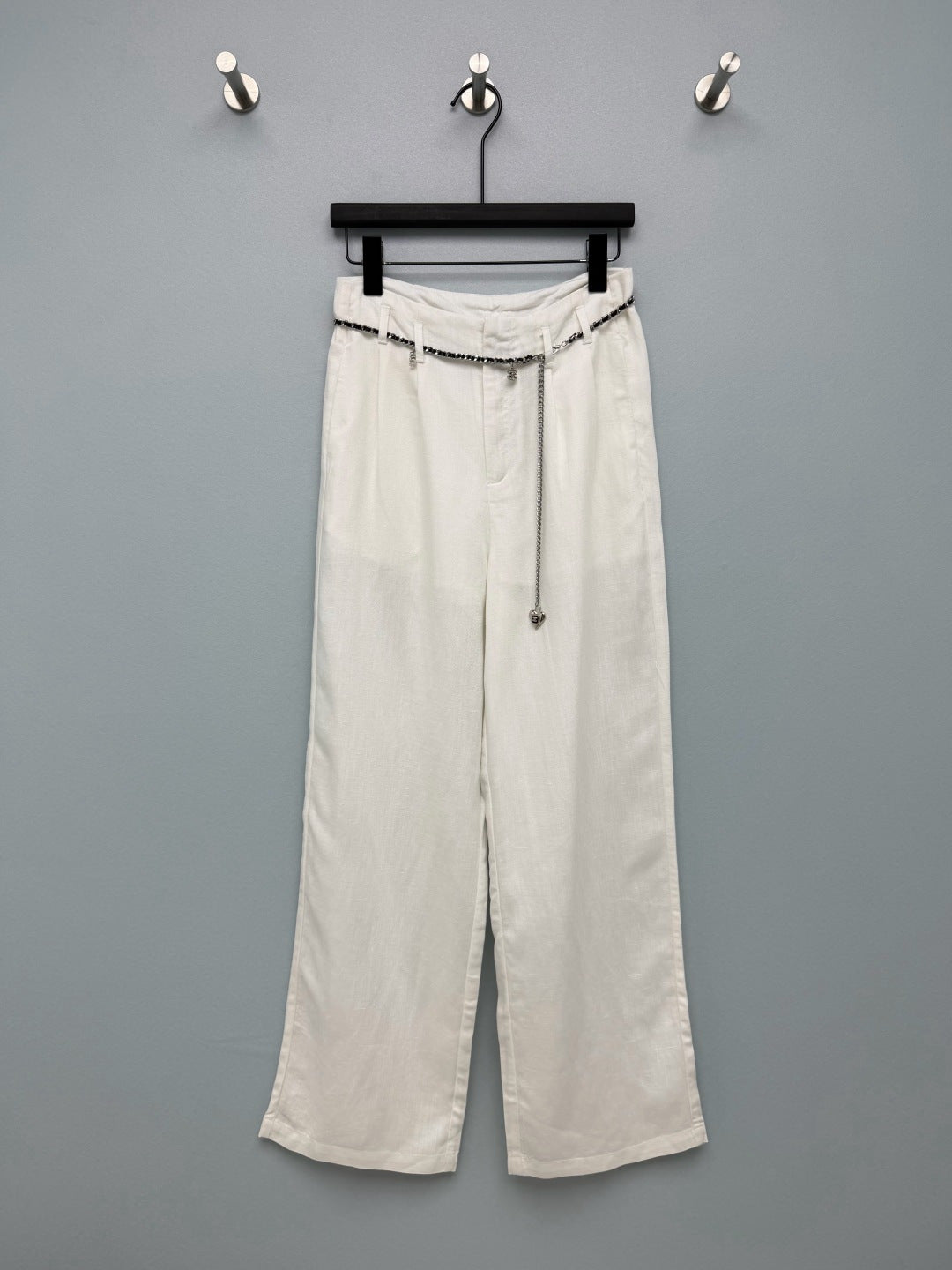 Chanel 2026 Blend Wide-Leg Trousers Linen 392376