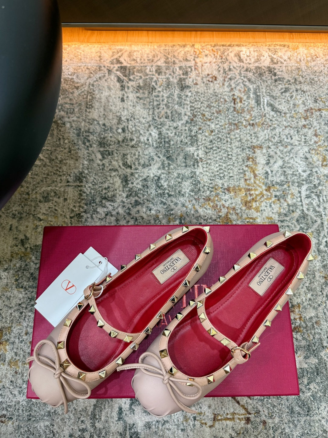 Valentino 2026 Rockstud Ballet Flat Patent Leather 881493