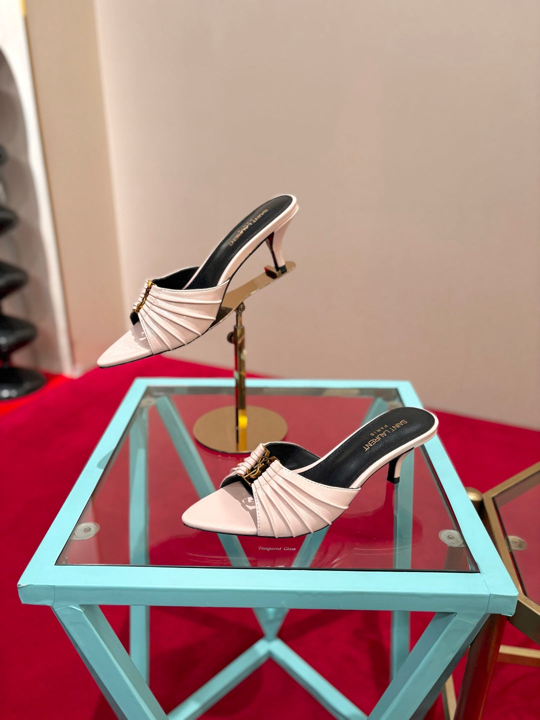 YSL 2026 Sandal Smooth Calfskin 925205