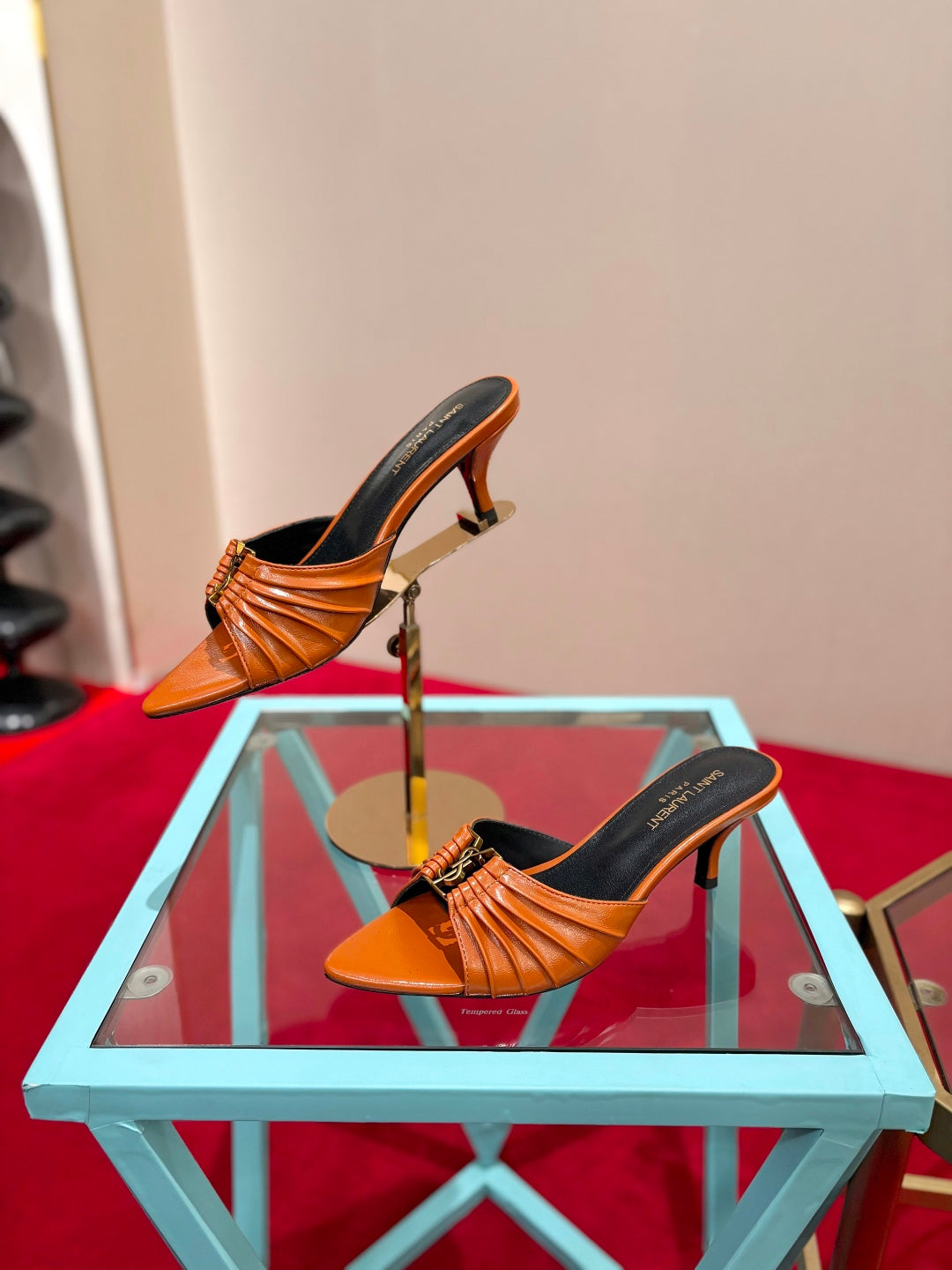 YSL 2026 Sandal Smooth Calfskin 925205