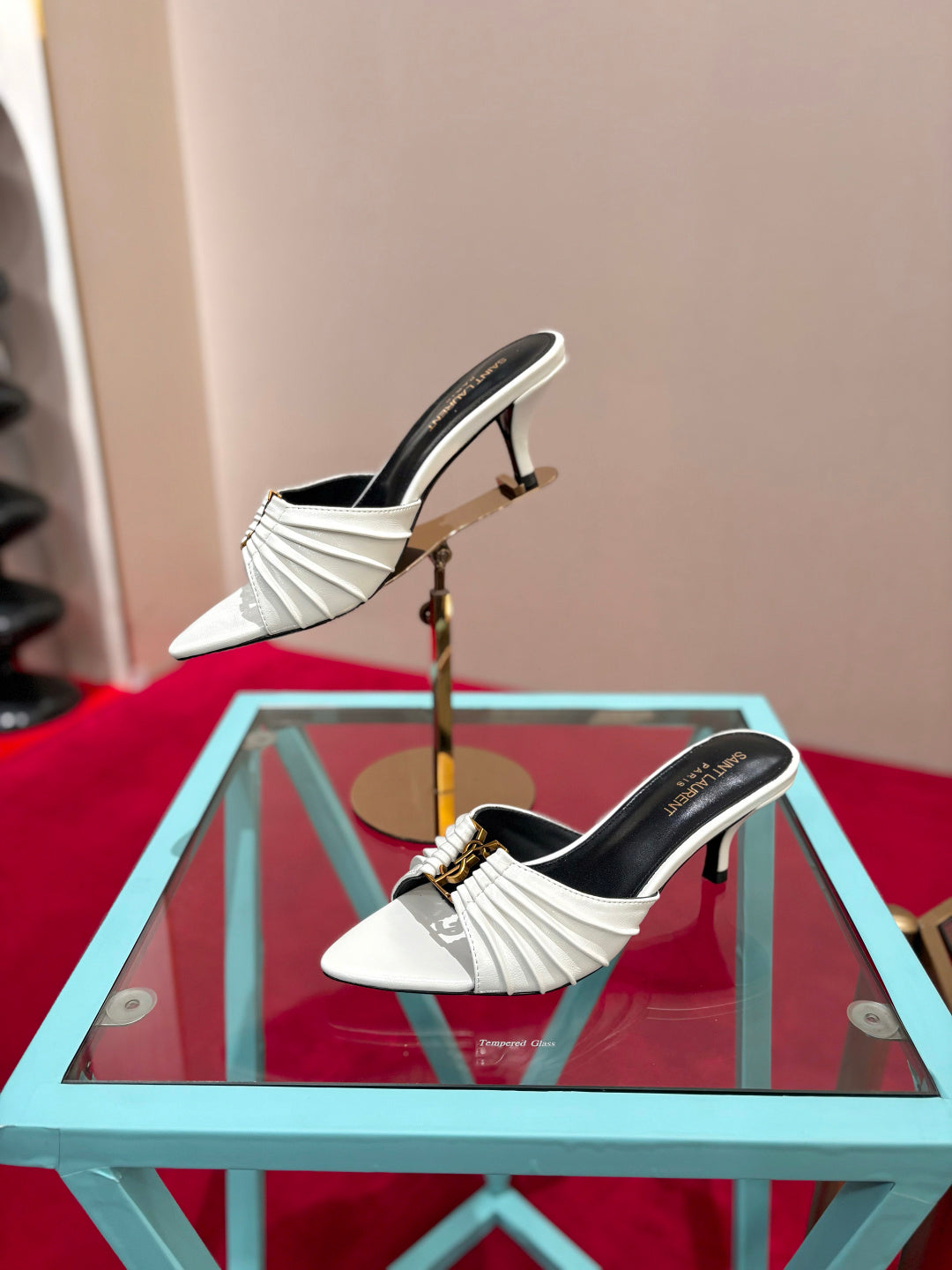 YSL 2026 Sandal Smooth Calfskin 925205