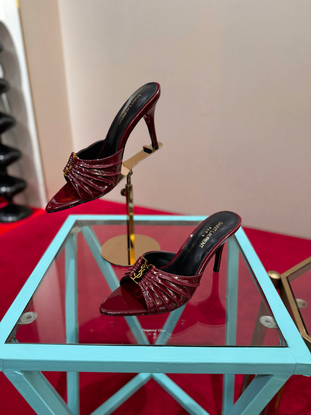 YSL 2026 Sandal Smooth Calfskin 925205