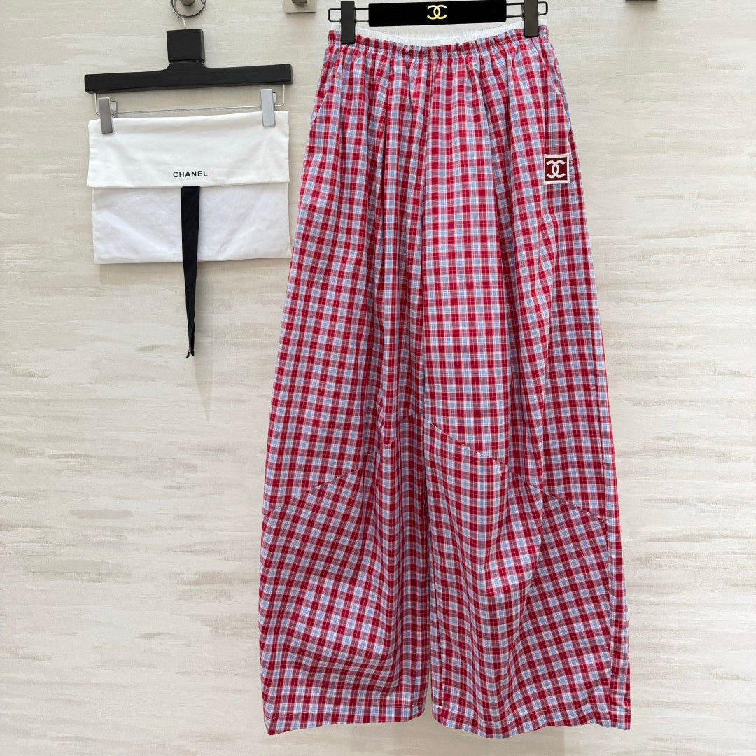 Chanel 2026 Wide-Leg Pants Cotton 402312