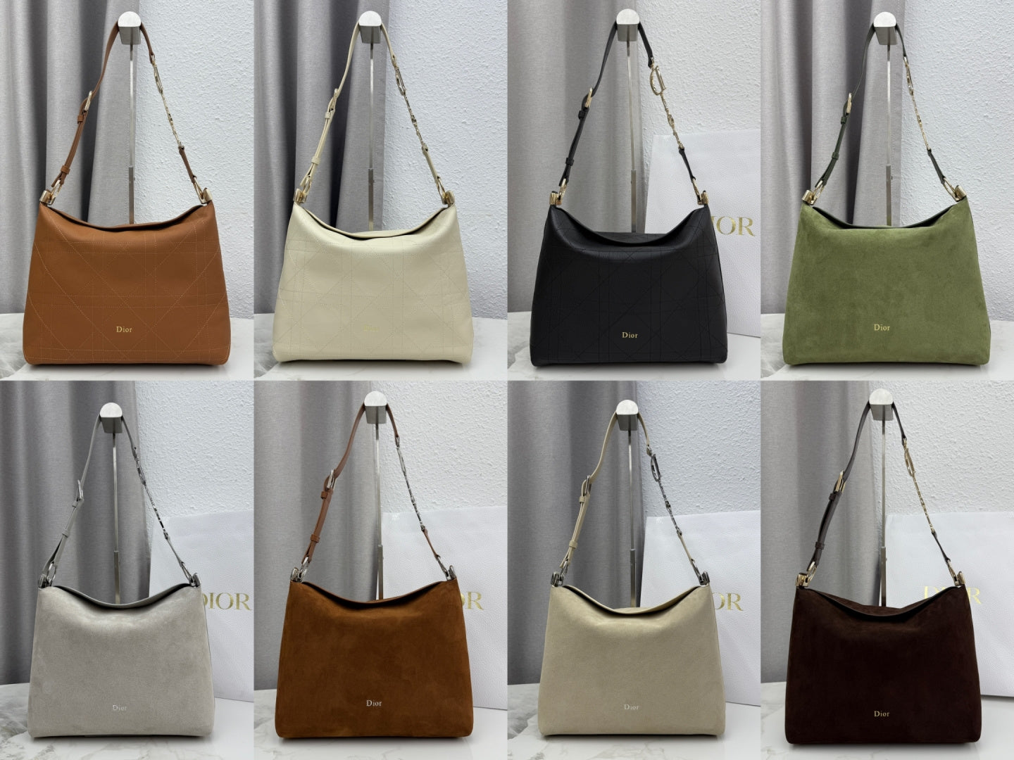 Dior 2026 Diorly Bag 31.5cm Suede Calfskin 289040