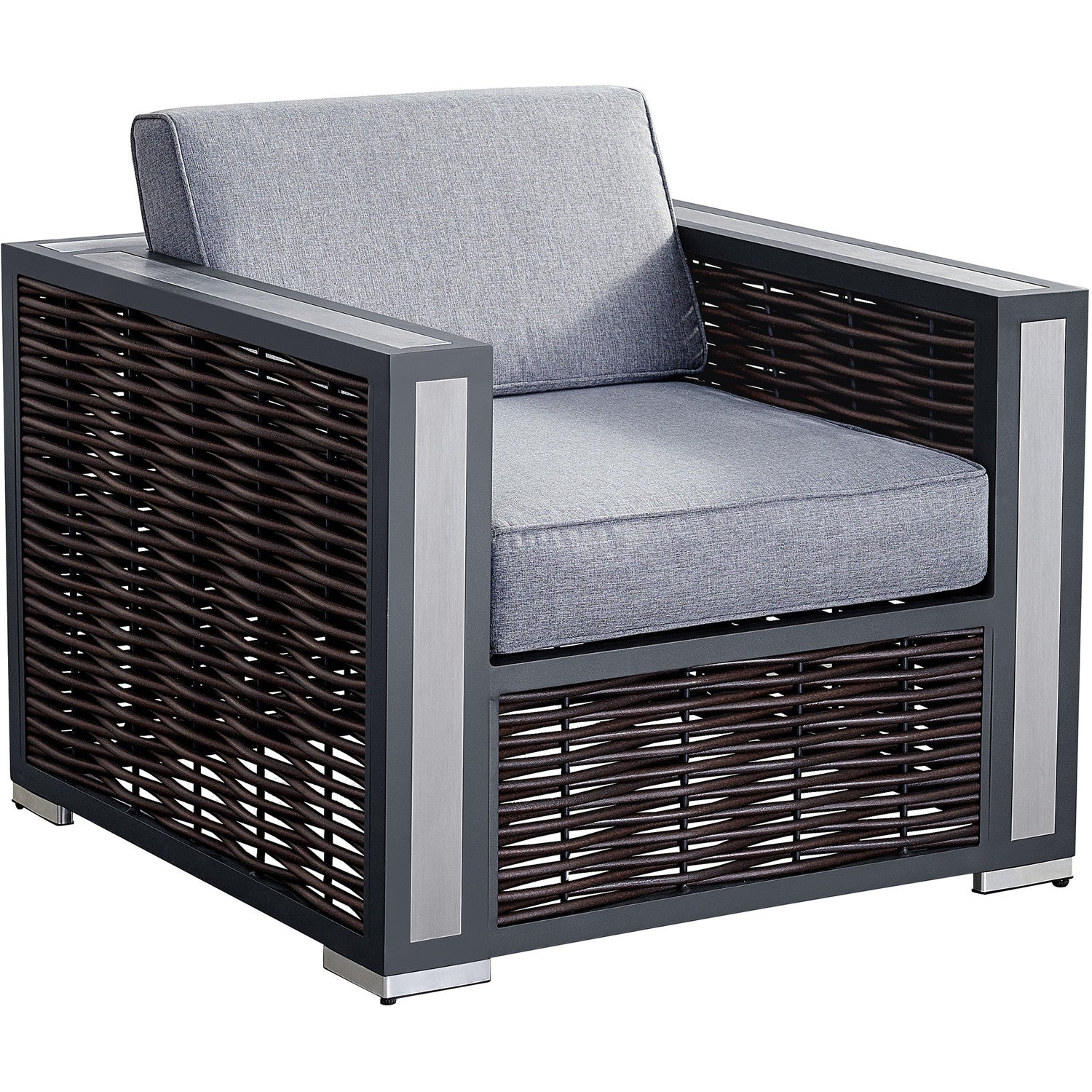 DekoLiving COP30902 Avola Outdoor Patio Set & Firepit
