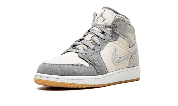Nike Jordan 1 Mid SE Coconut Milk Particle Grey Suede
