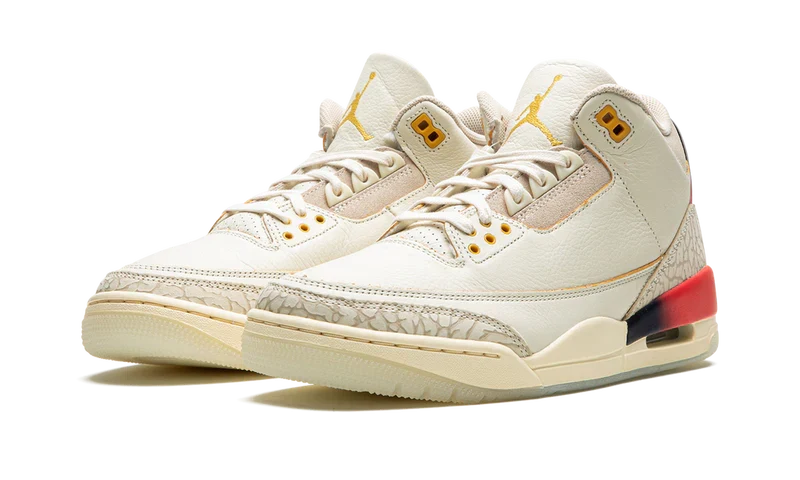 Nike Air Jordan 3 x J Balvin Cream Cowhide Suede