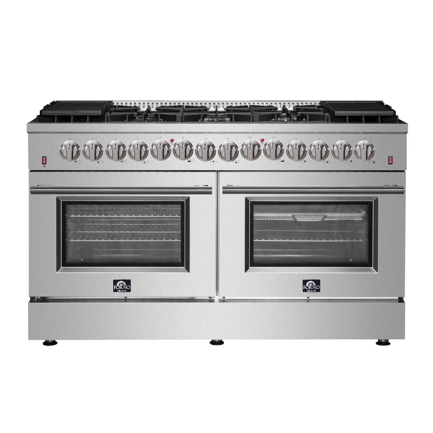 Forno FFSGS6156-60 Pro-Style 60″ Galiano Dual Fuel Gas Range