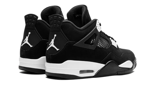 Nike Air Jordan 4 Black White Suede TPU