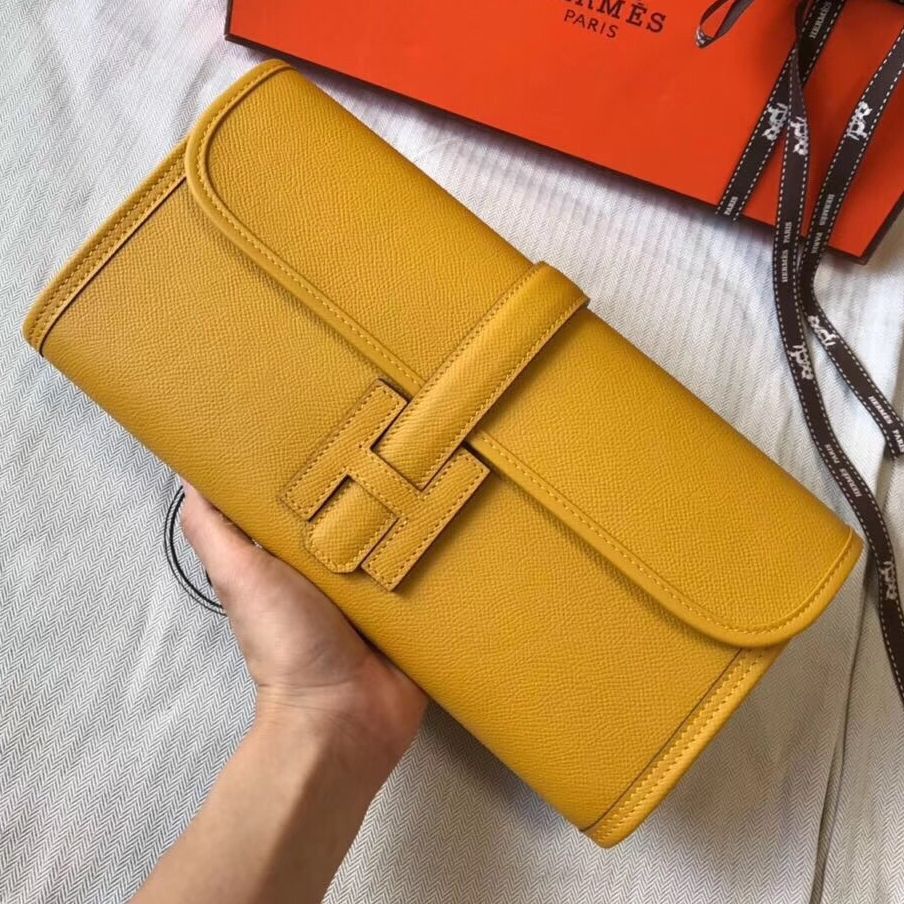 Hermes Jige Elan 29 Clutch Epsom Leather