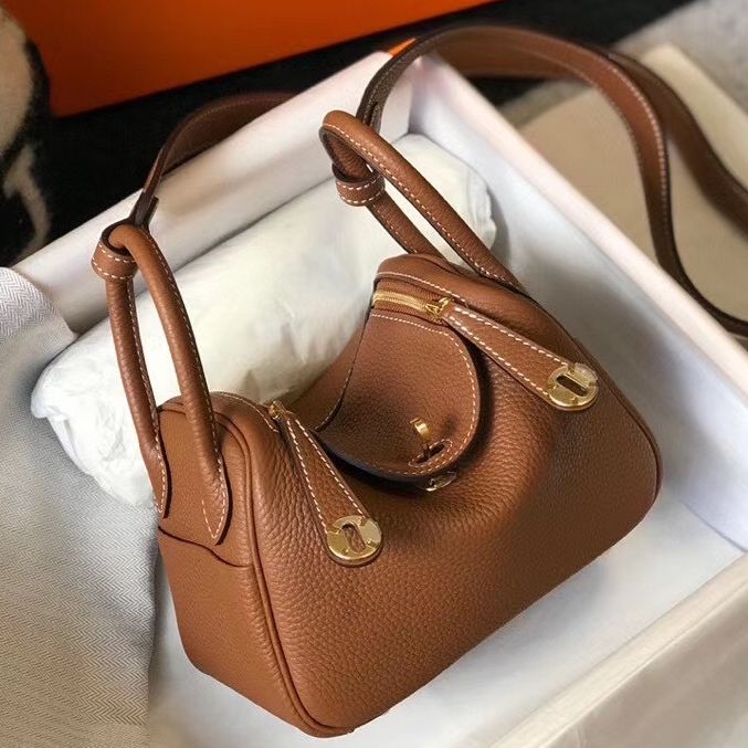 HM Mini Lindy 20cm Clemence Leather