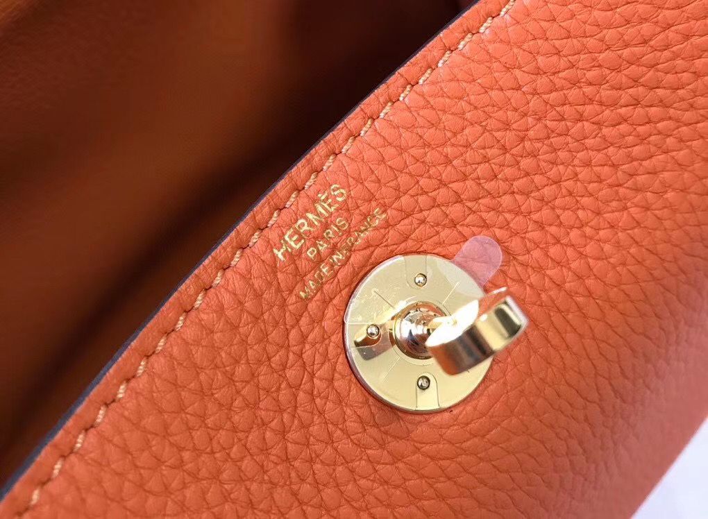 HM Mini Lindy 20cm Clemence Leather