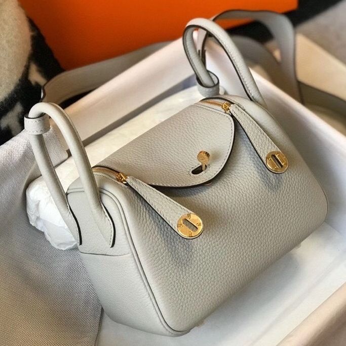 HM Mini Lindy 20cm Clemence Leather