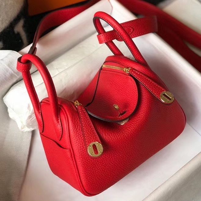 HM Mini Lindy 20cm Clemence Leather