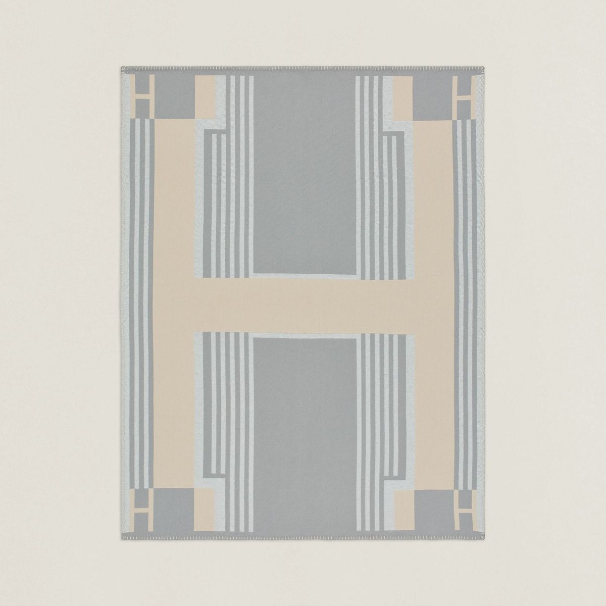 HM Ithaque Blanket Grey Wool Cashmere