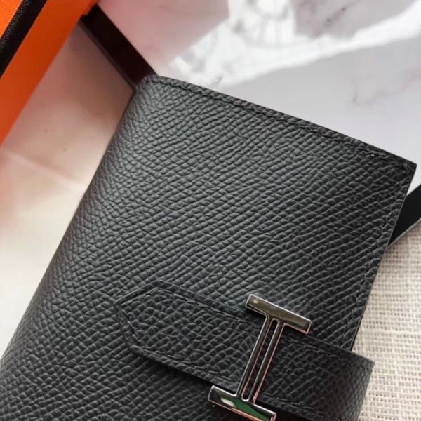 HM Bearn 10cm Mini Wallet In Epsom Leather