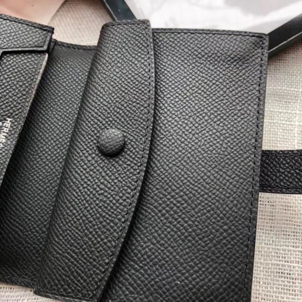 HM Bearn 10cm Mini Wallet In Epsom Leather