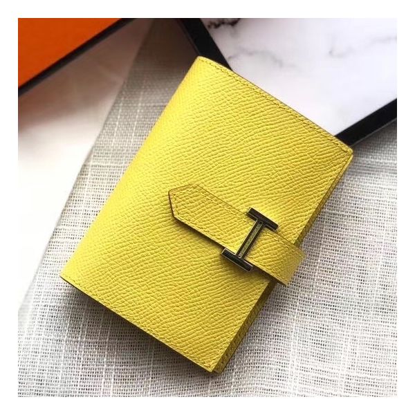 HM Bearn 10cm Mini Wallet In Epsom Leather
