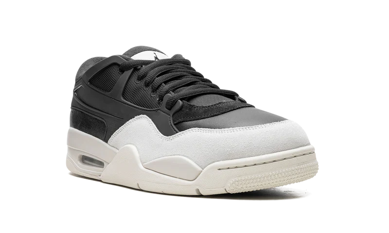 Nike Air Jordan 4 Black Ivory Suede Leather